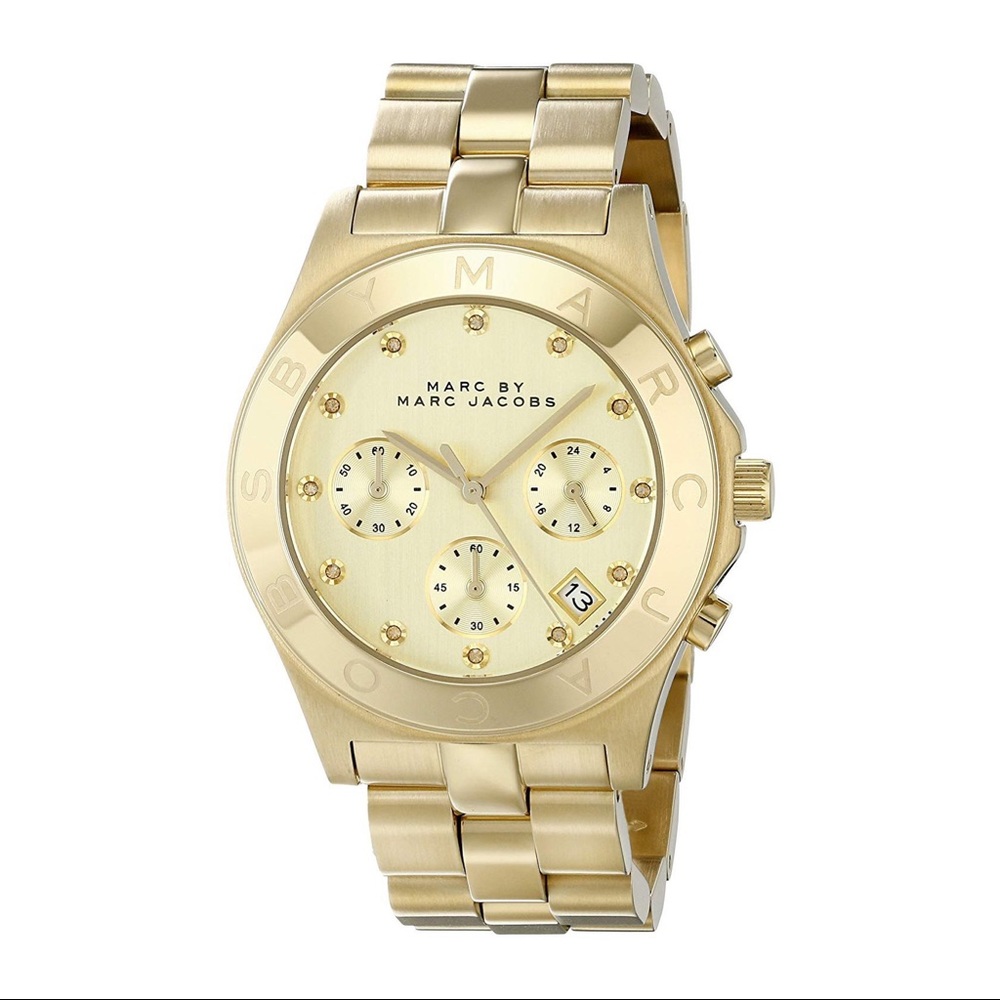 MARC JACOBS Gold-Tone Stainless Steel Watch